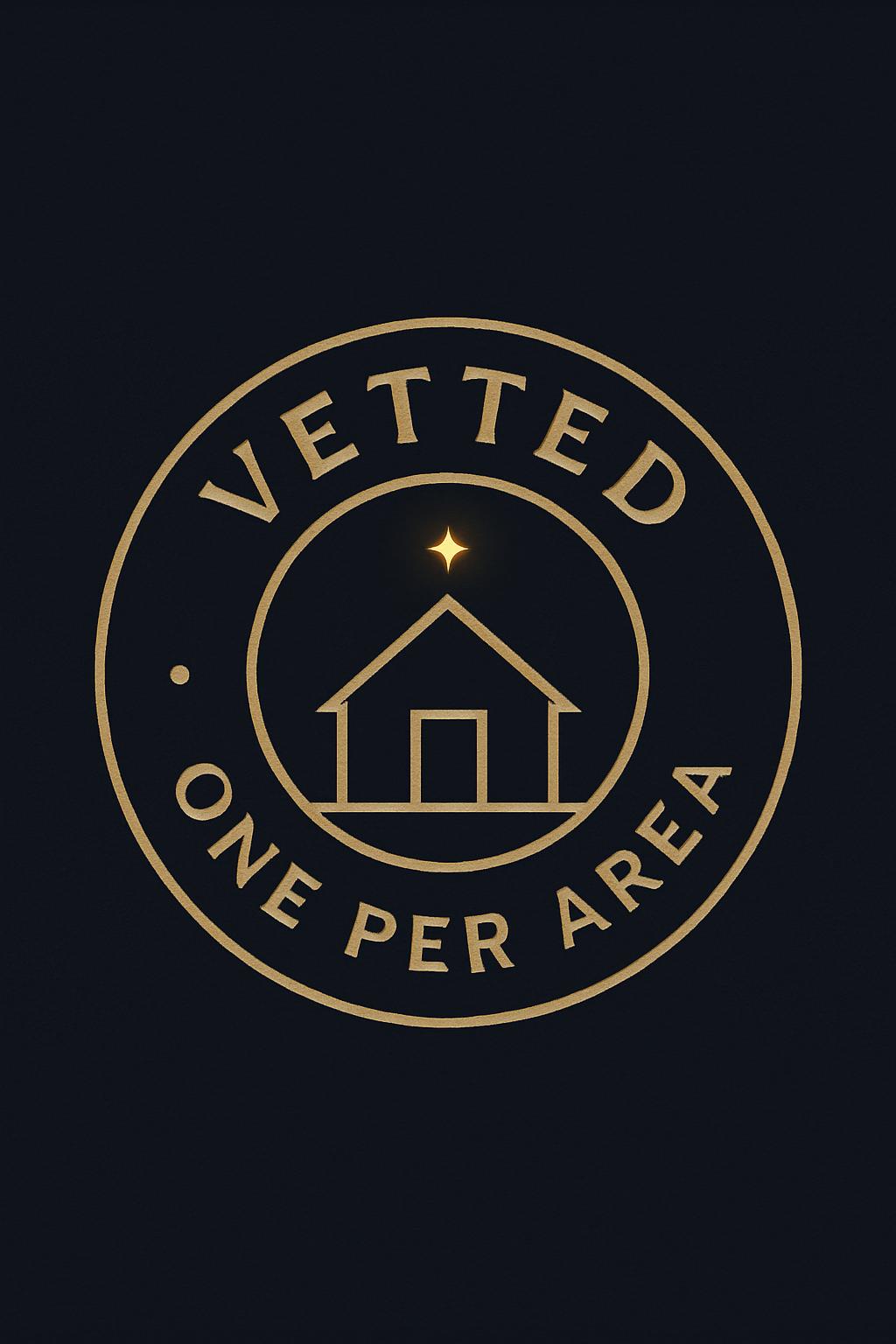 Vetted seal — one roofer per area